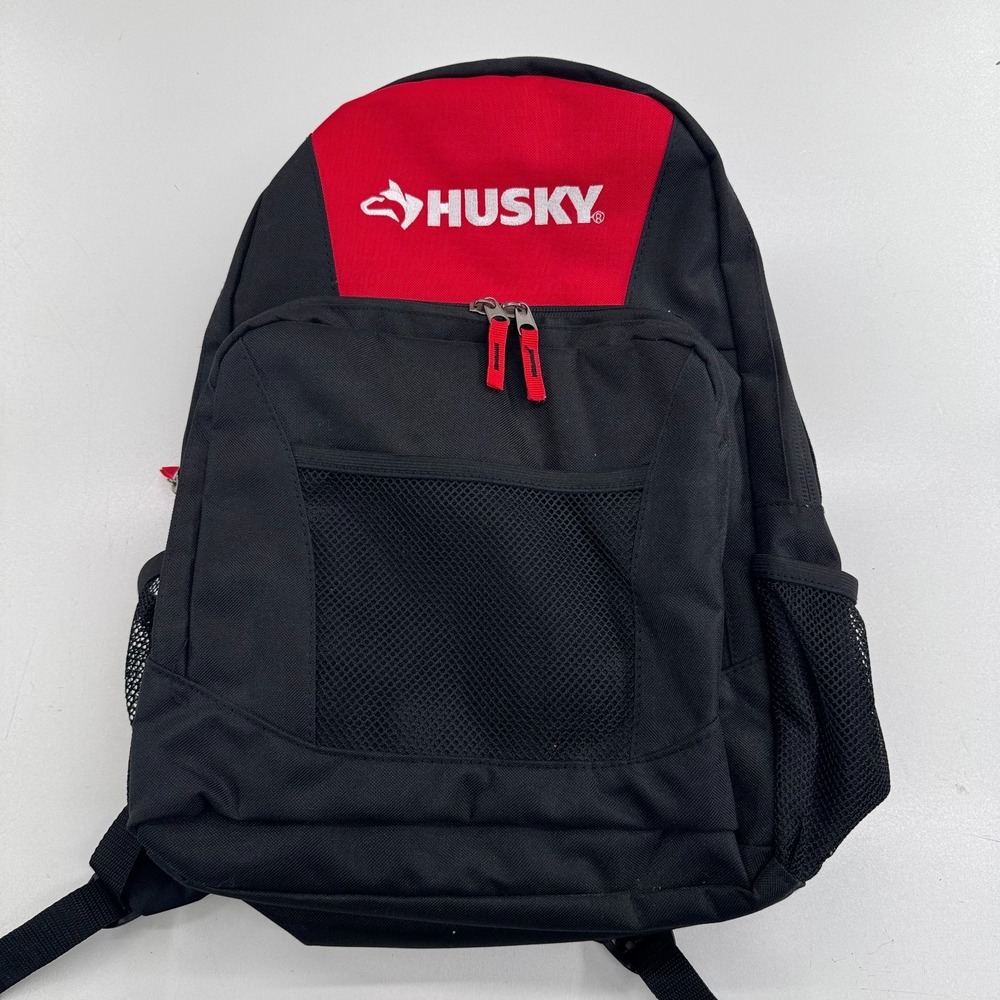 Husky Tools 18 Inch Backpack Multi Pocket Tool & Accessory Bag CLEAN